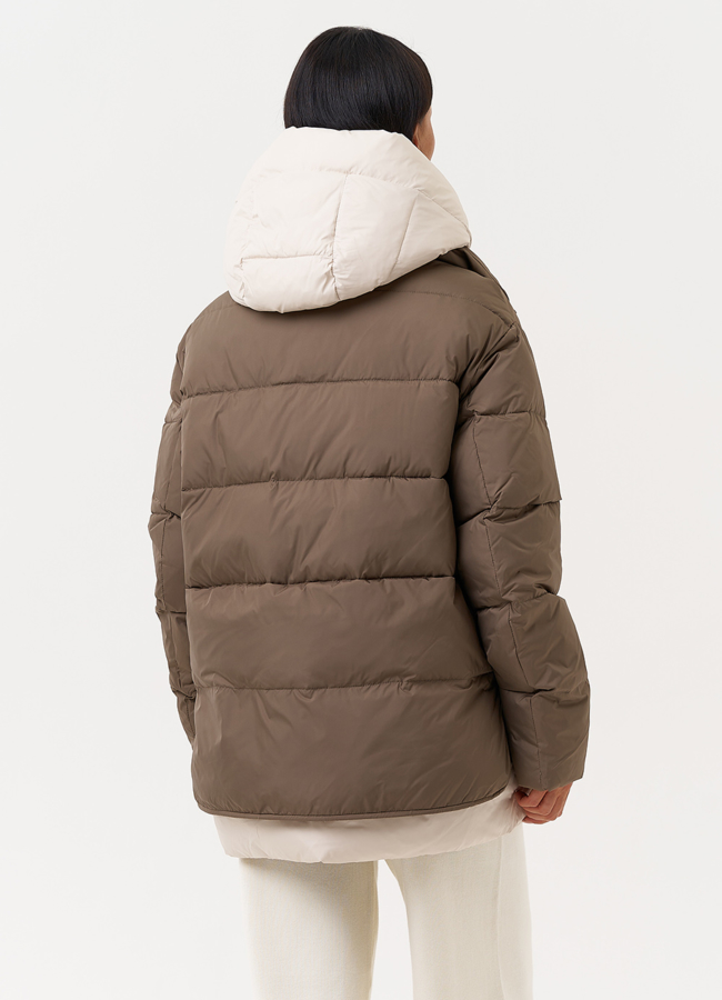 фото Женская зимняя куртка с капюшоном модель № 31291