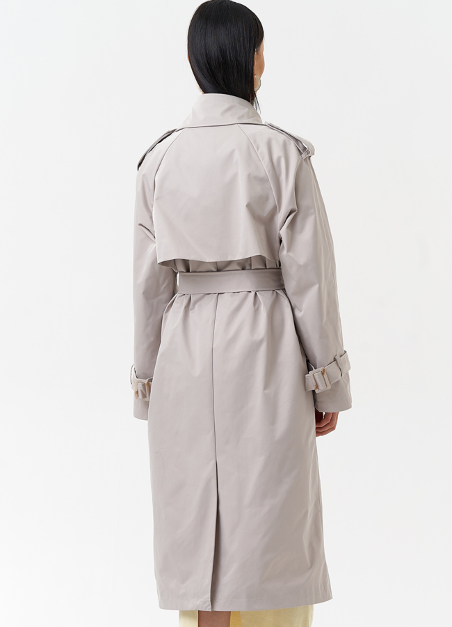 Женский плащ с английским воротником модель № 30266 в кредит