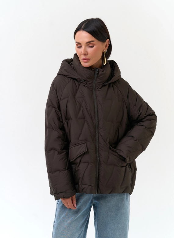 Женская куртка с капюшоном