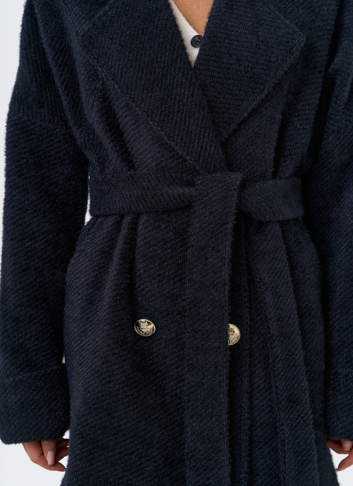 Женское полупальто с английским воротником